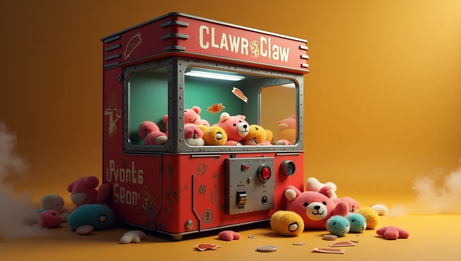 Retro Claw Machine
